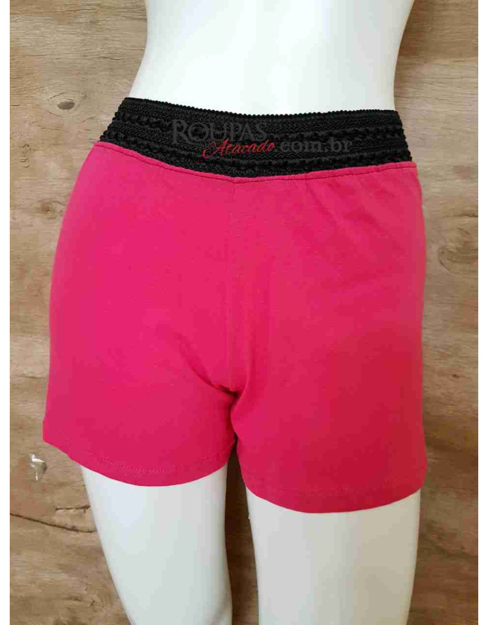 Short Curto Feminino Cós de Elástico