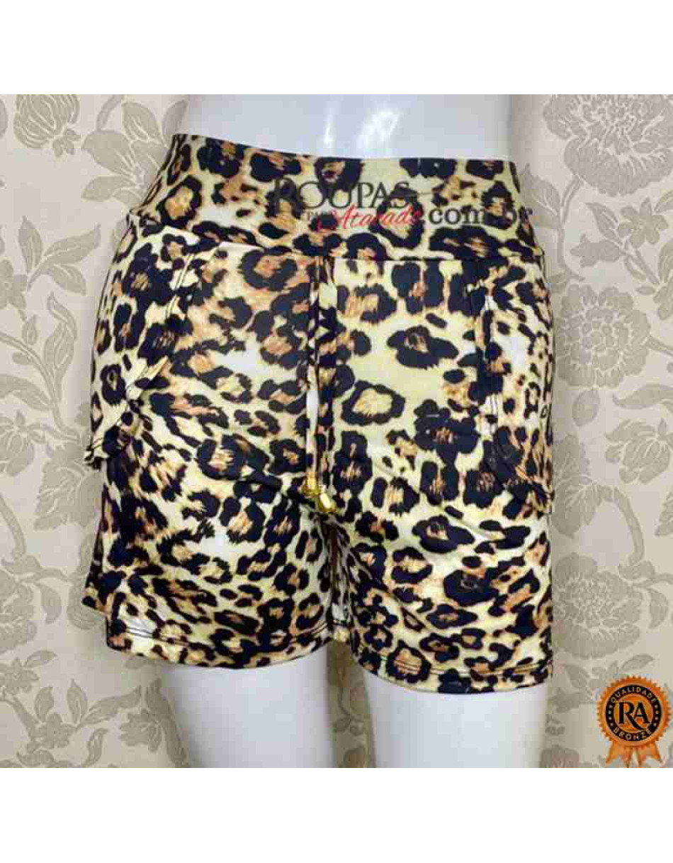 Short Estampado Feminino Adulto Leila