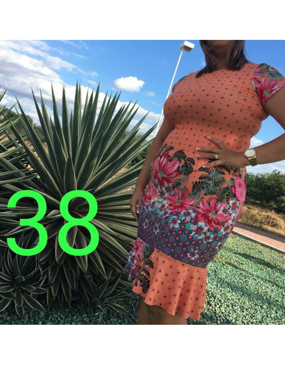 Vestido Feminino G Estampado Barrado Varios Modelo