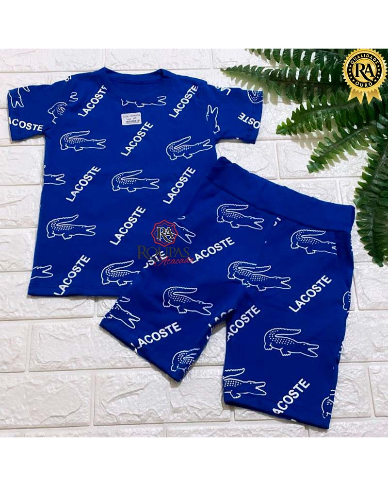 Conjunto Algodão Camisa E Bermuda Blogueirinho