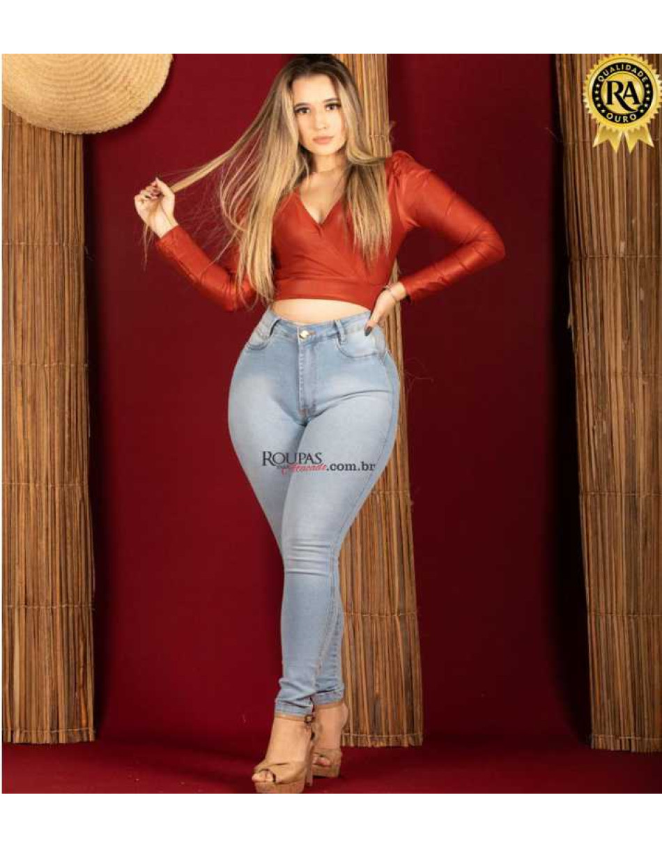 Calça Jeans Feminina Lipo Slim