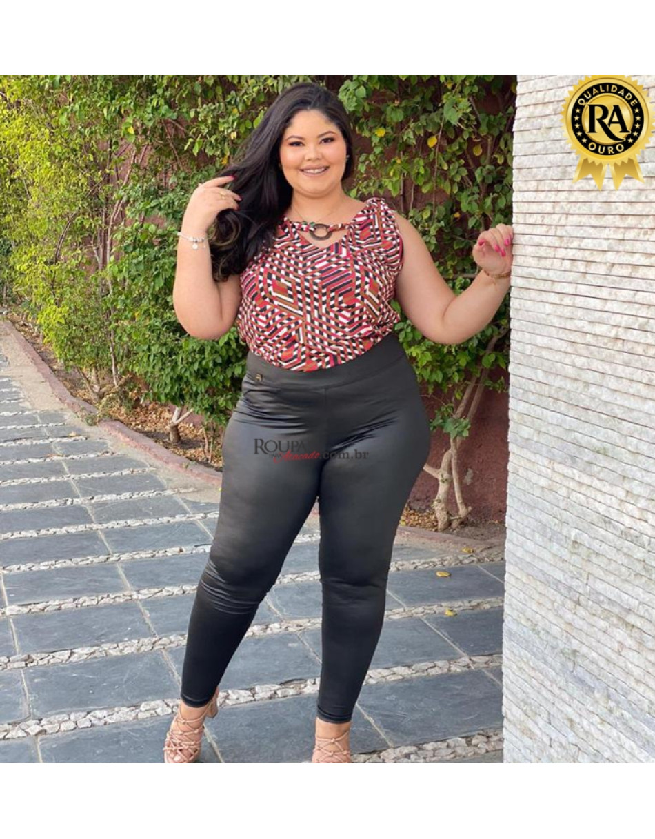 Calça Legging Cirre Plus Size
