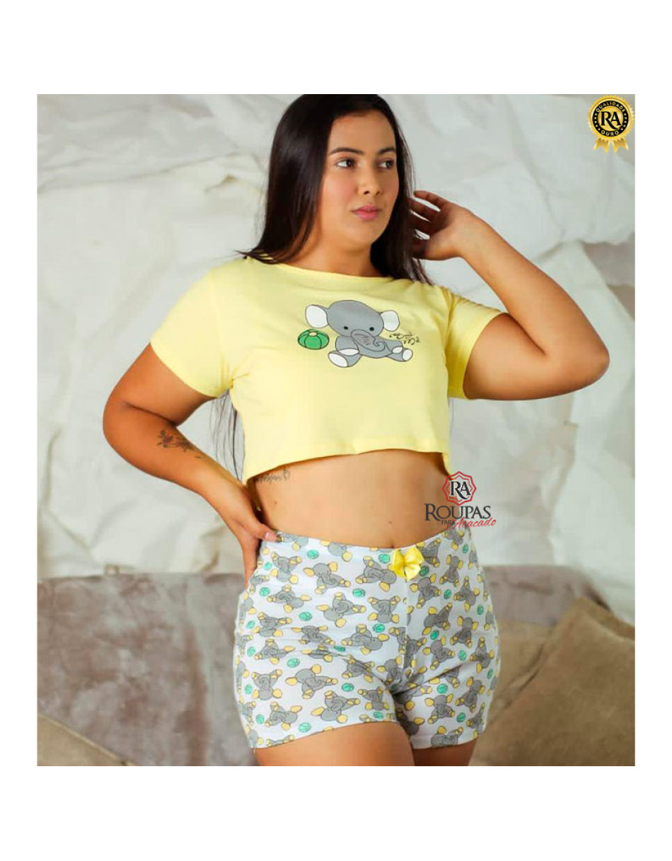 Baby Doll Cropped Manga Ondinha 