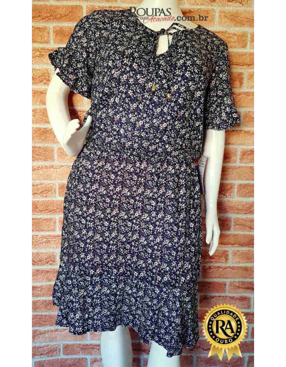 Vestido Feminino Estampado G Varios Modelos