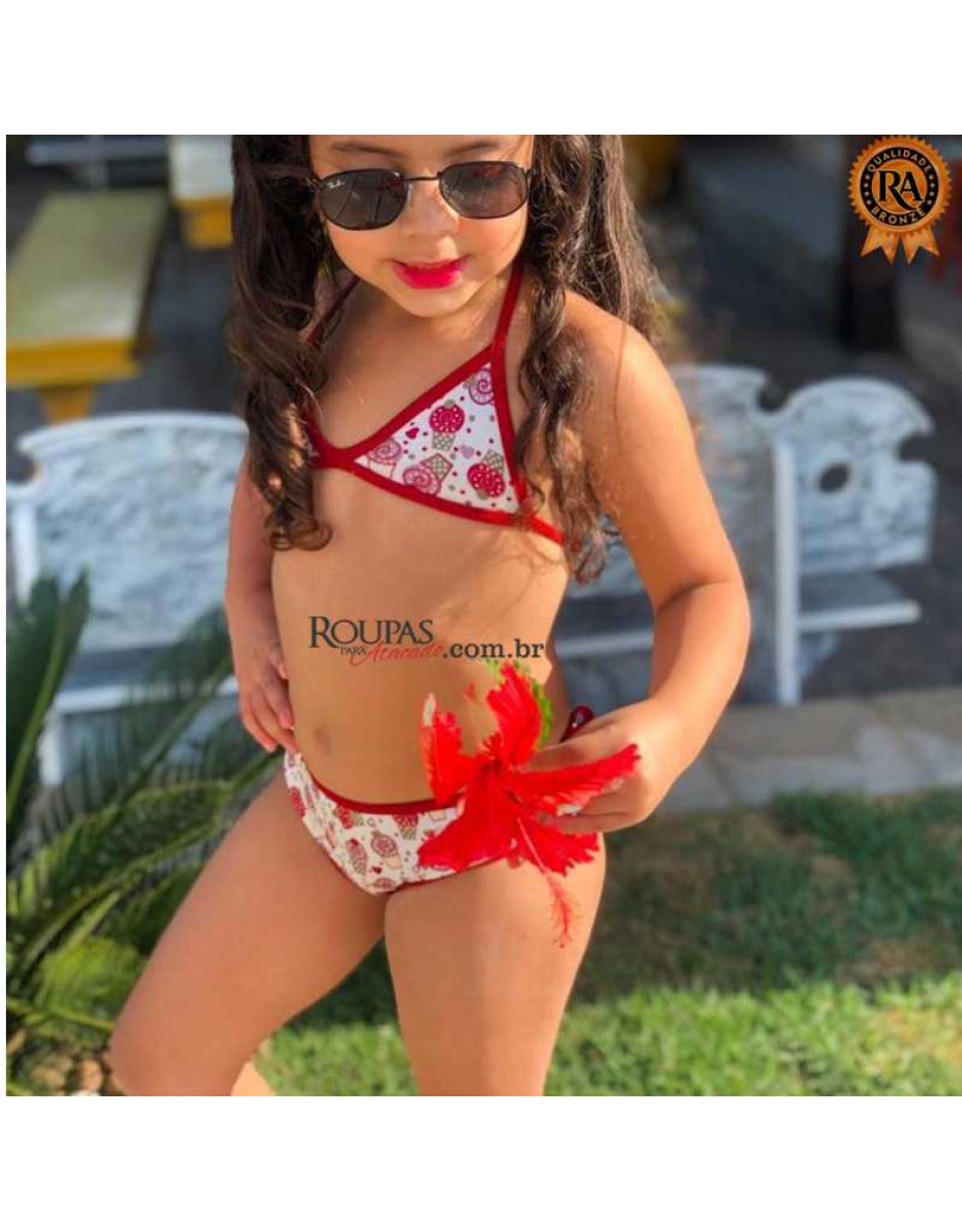 Biquíni Infantil com Calcinha Fechada