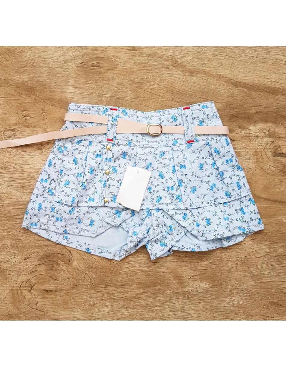 Short Brim Infantil Floral