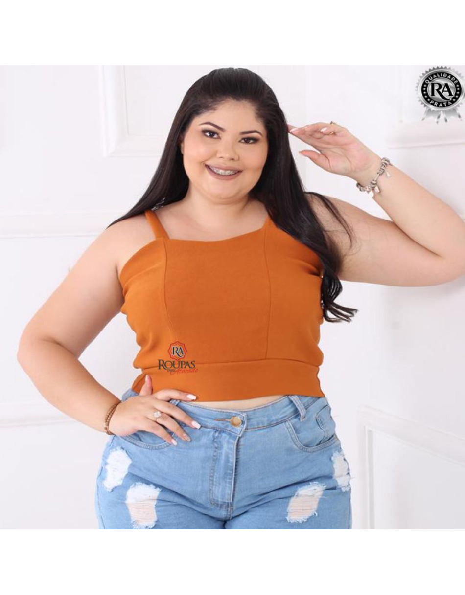 Cropped Bengaline Plus Size