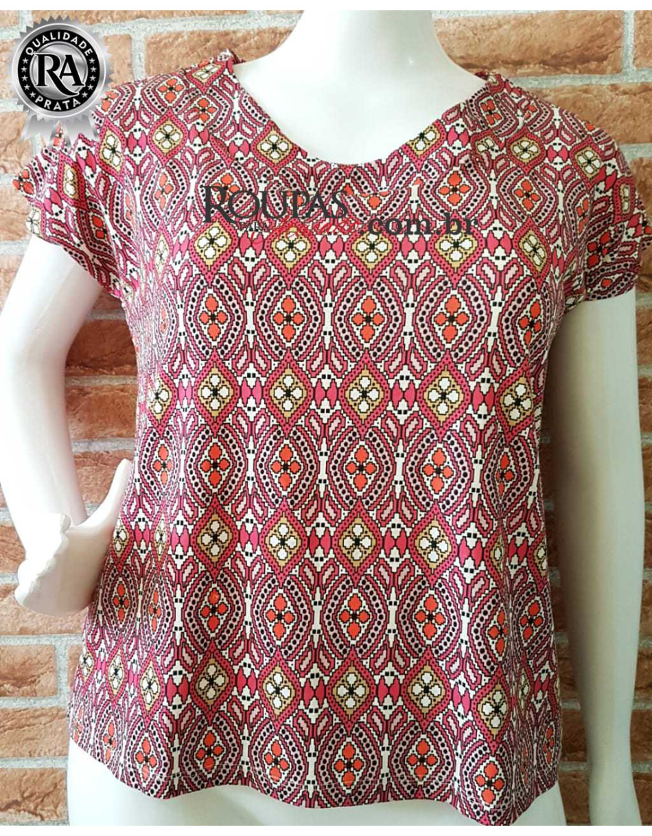 Blusa fio Torcido Estampada G Varios modelos