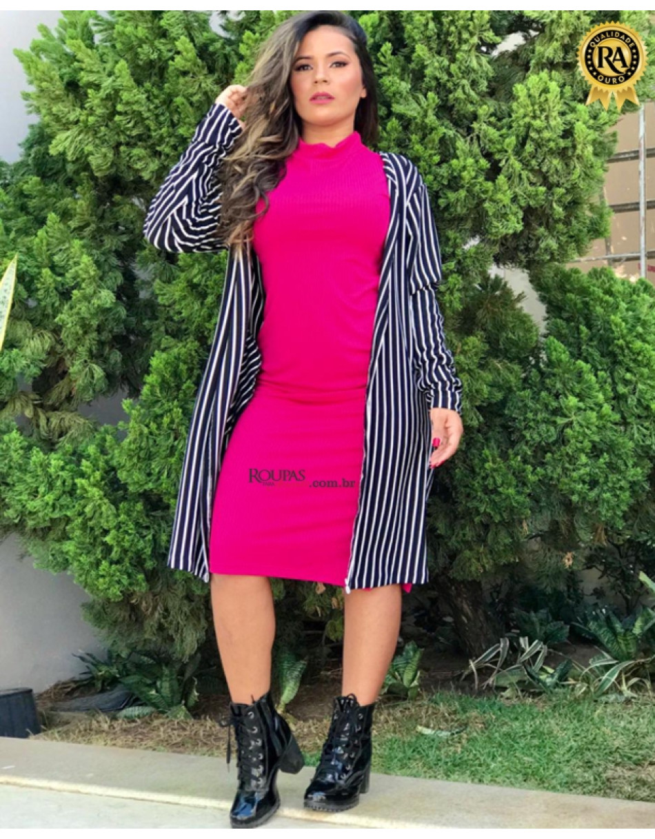 Cardigan Feminino Estampado