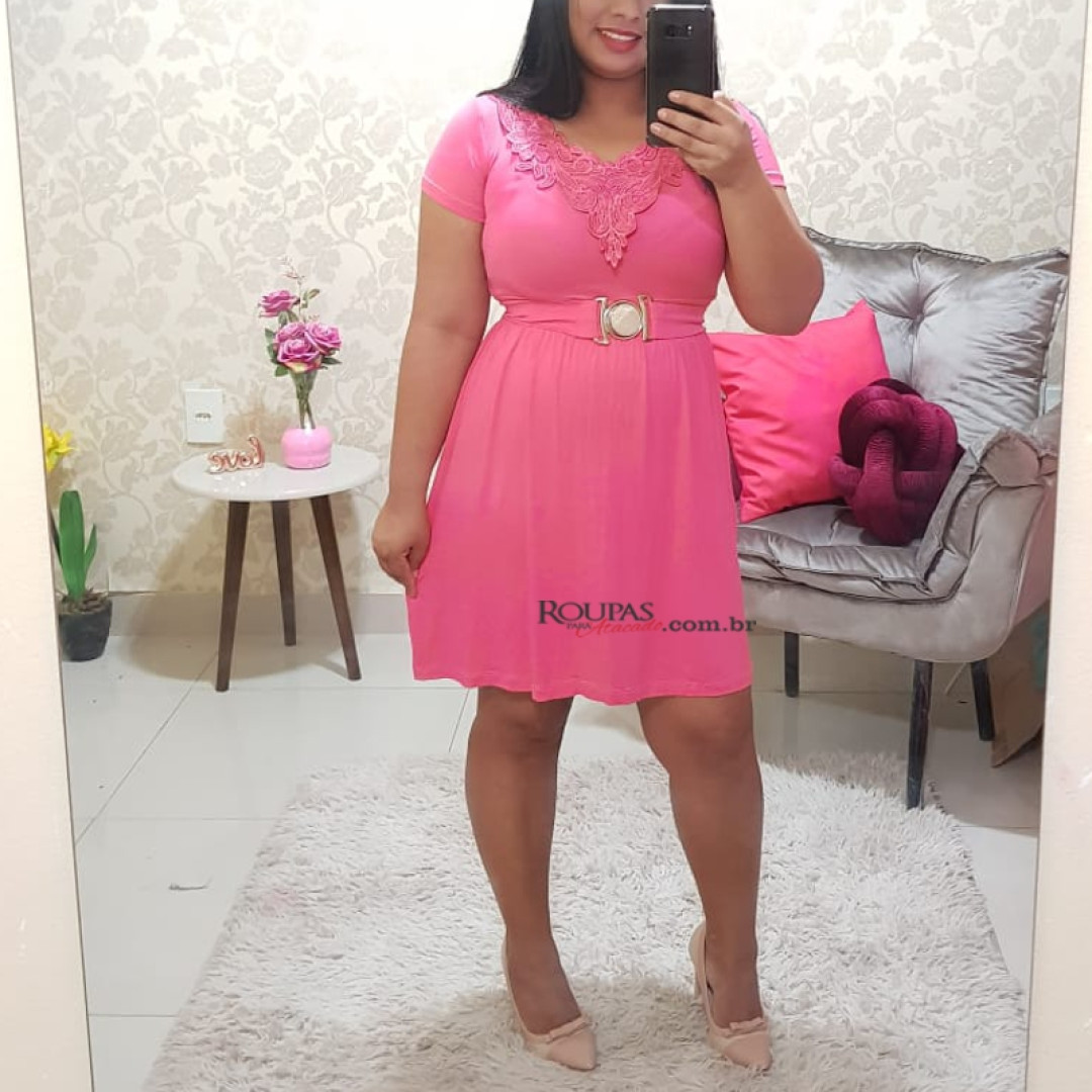 Vestido Feminino Evangelico Liso