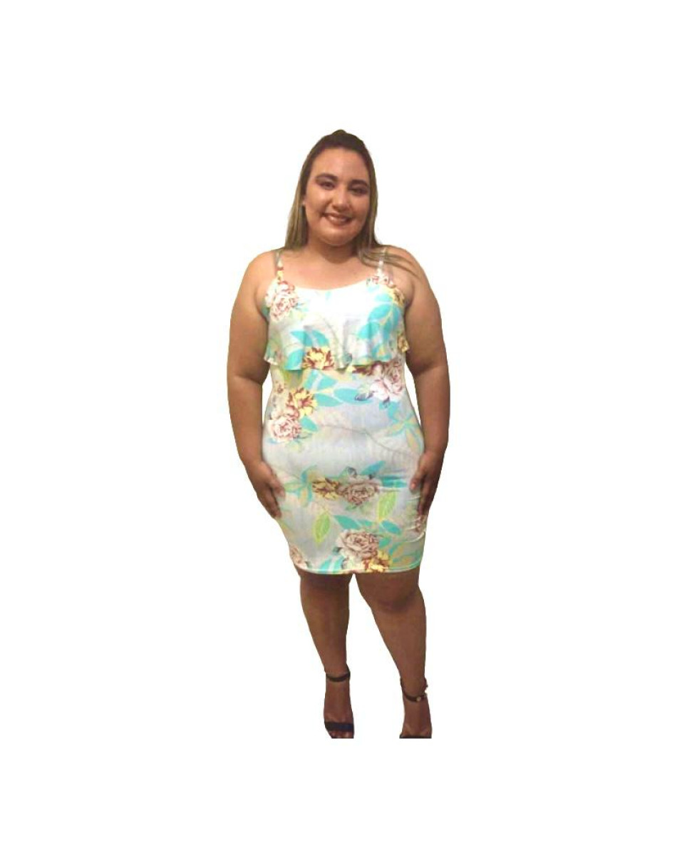 Vestido Feminino Estampado GG Amanda
