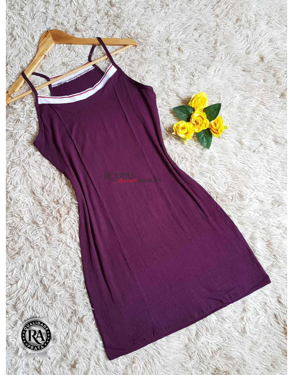 Vestido Curto Alça fina Basico