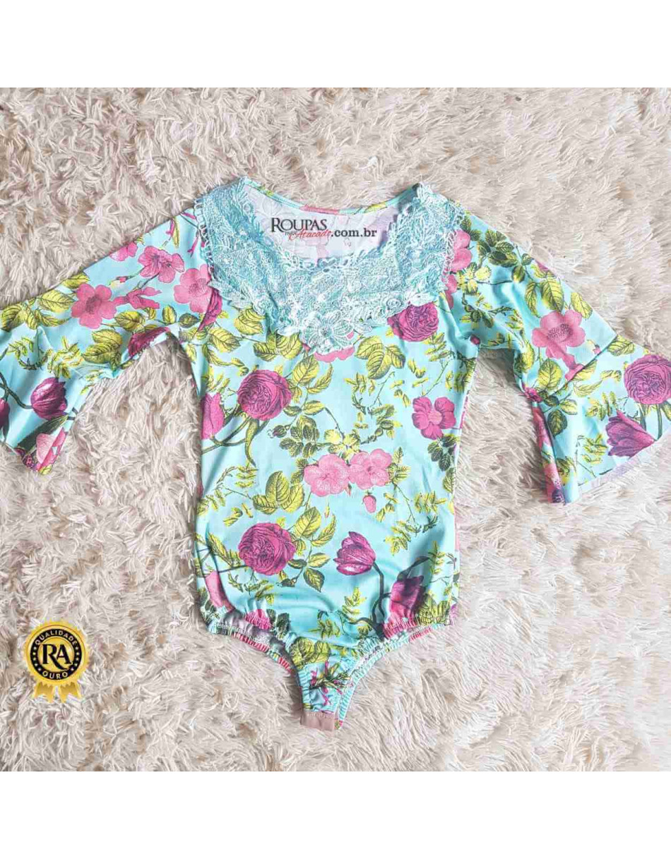 Body Feminino de Renda Guipir