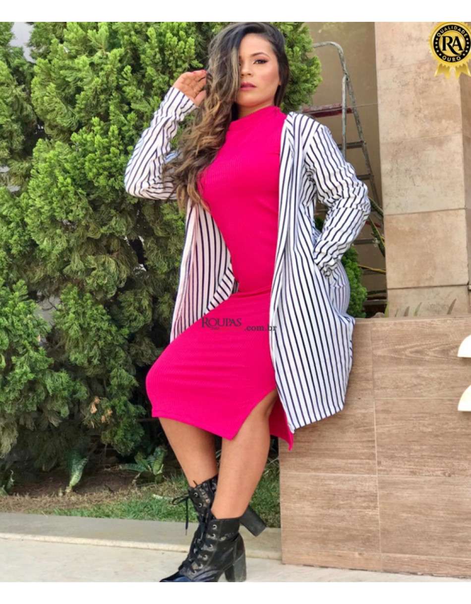 Cardigan Feminino Estampado