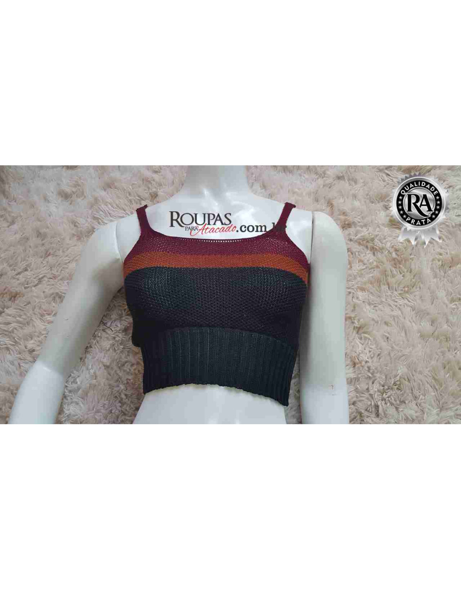 Top Cropped de Croche