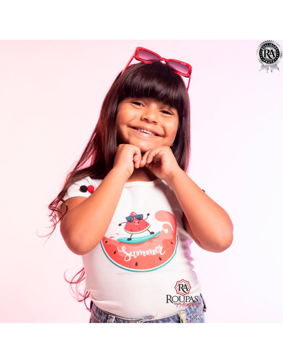 Blusas Modinhas Infantil Em Viscolaycra