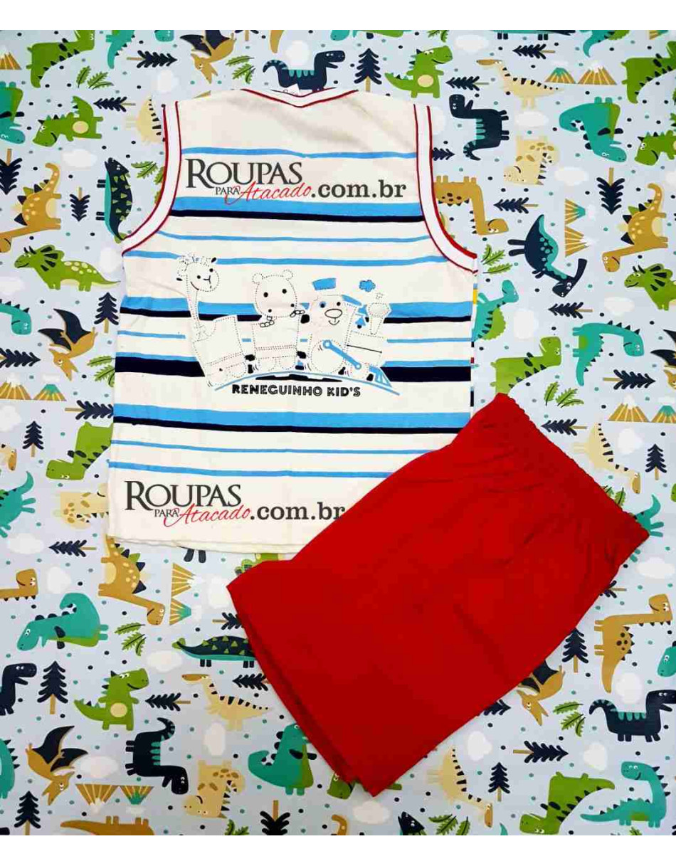 Conjunto Regata Infantil Masculino Reneguinho
