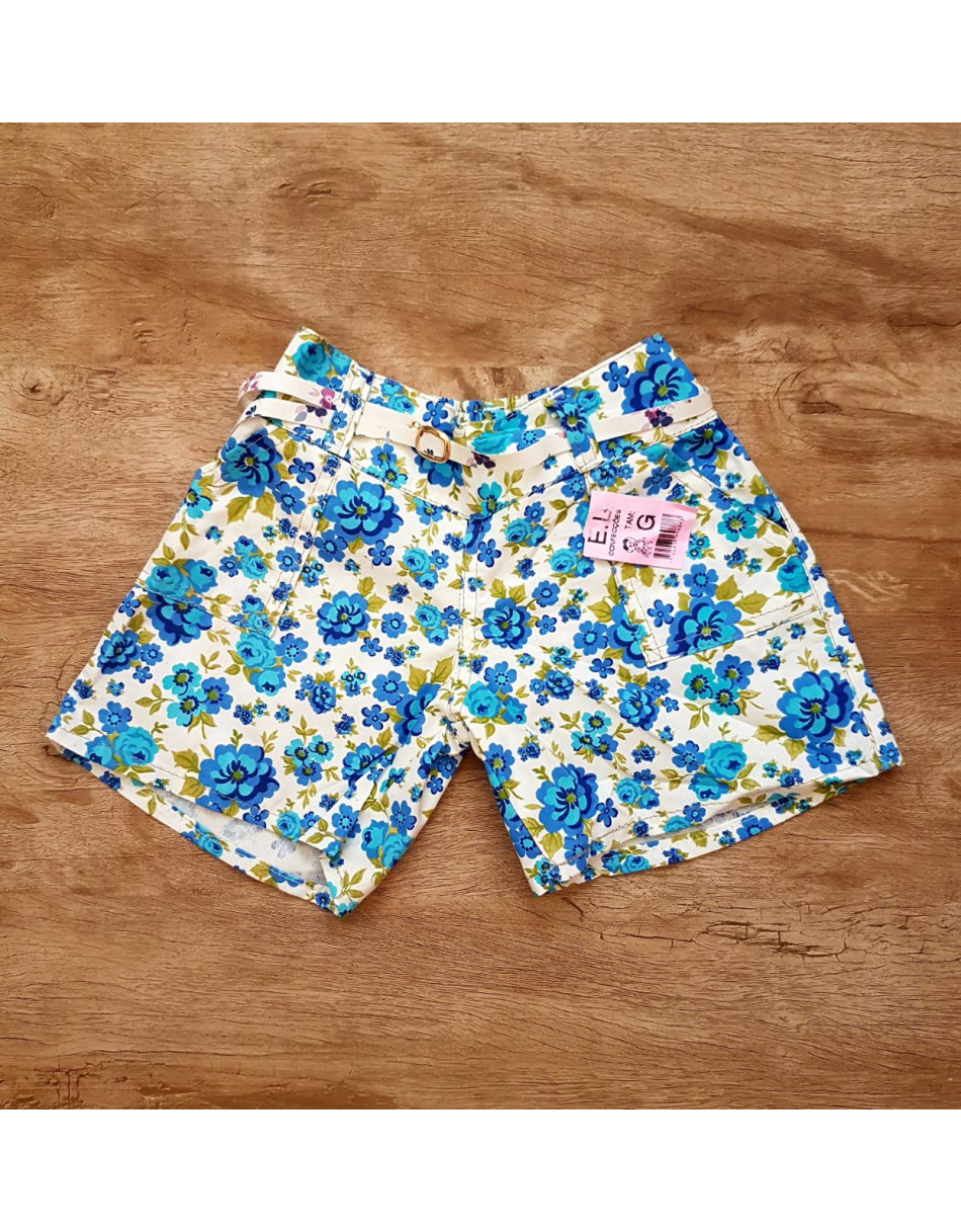 Short Brim Infantil Floral