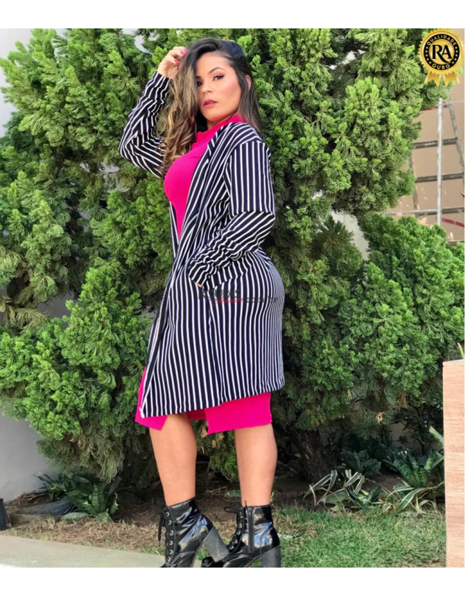 Cardigan Feminino Estampado