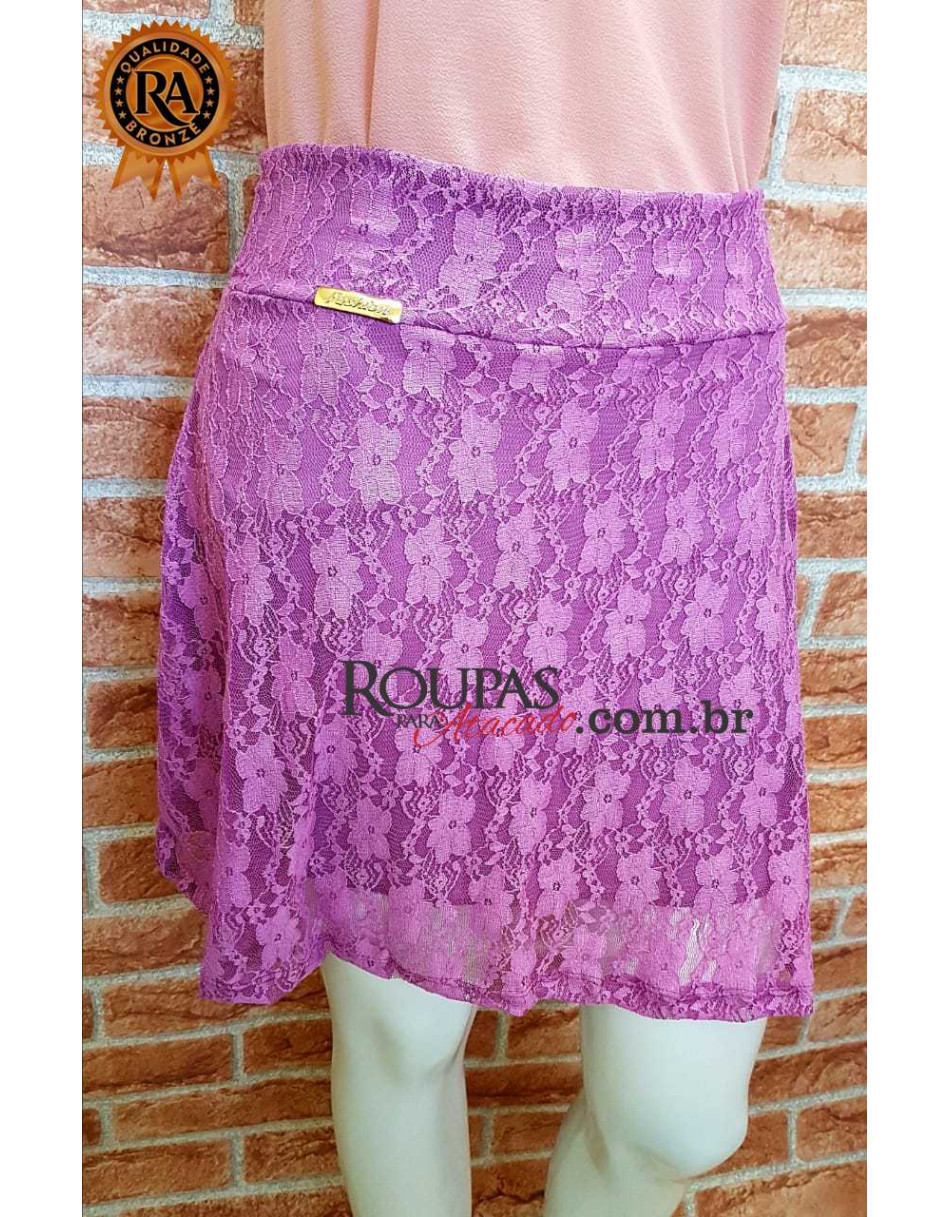 Saia Curta em Renda