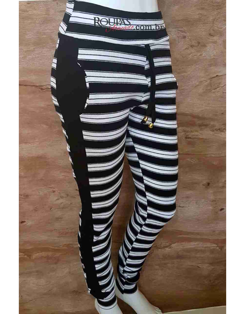 Calça Ribana Feminina Listrada