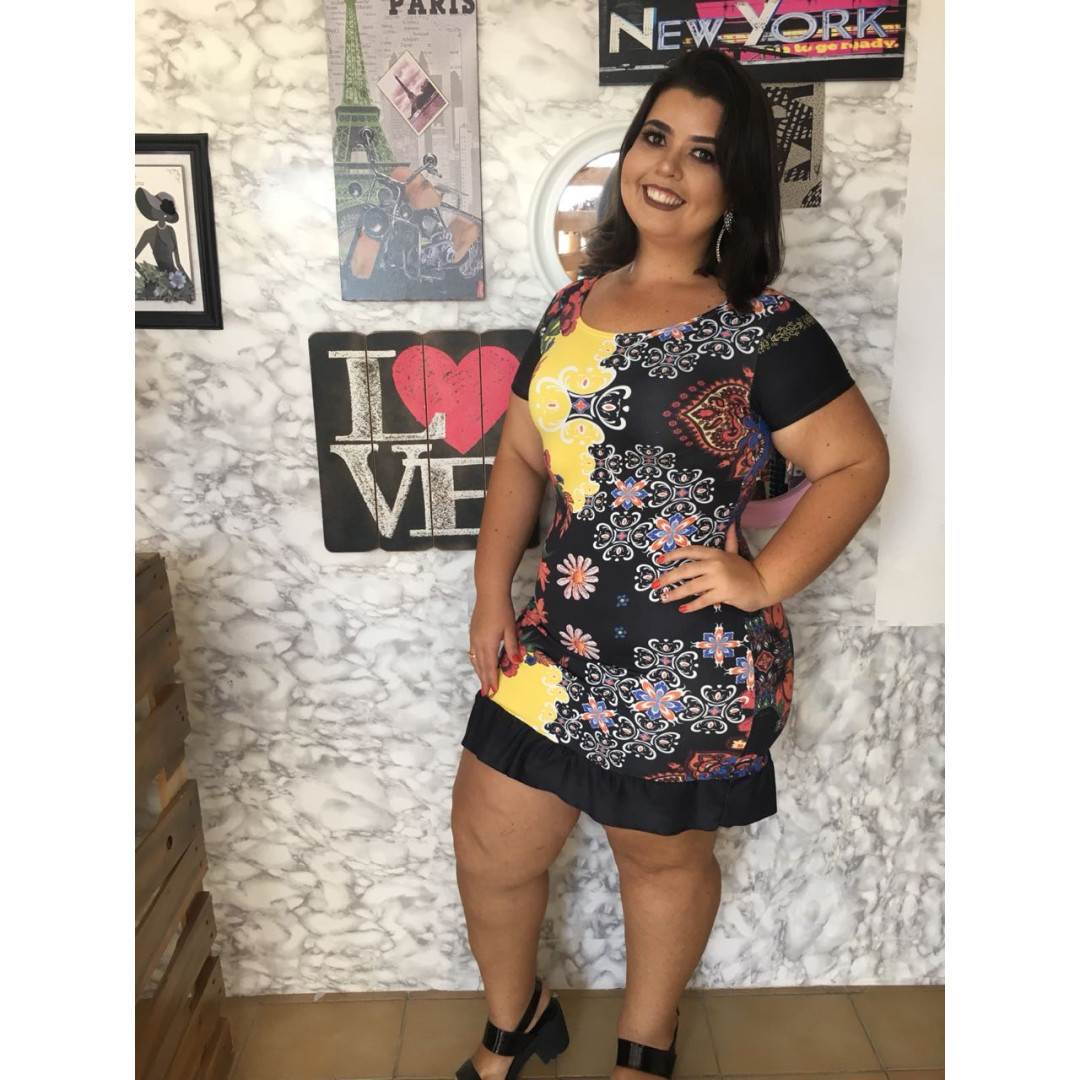 Vestido Curto Em Suplex G Varios Modelos