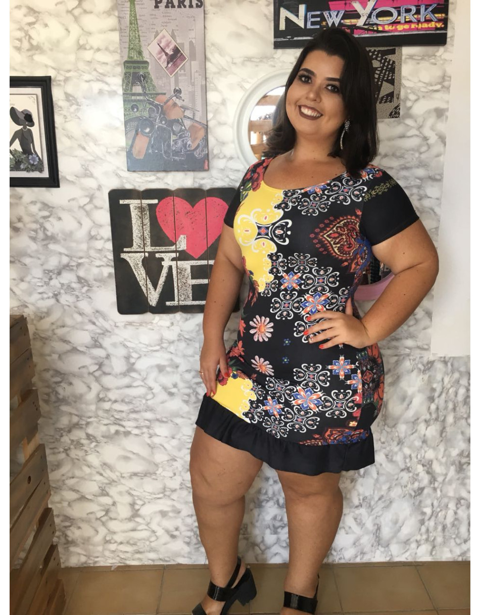 Vestido Curto Em Suplex G Varios Modelos