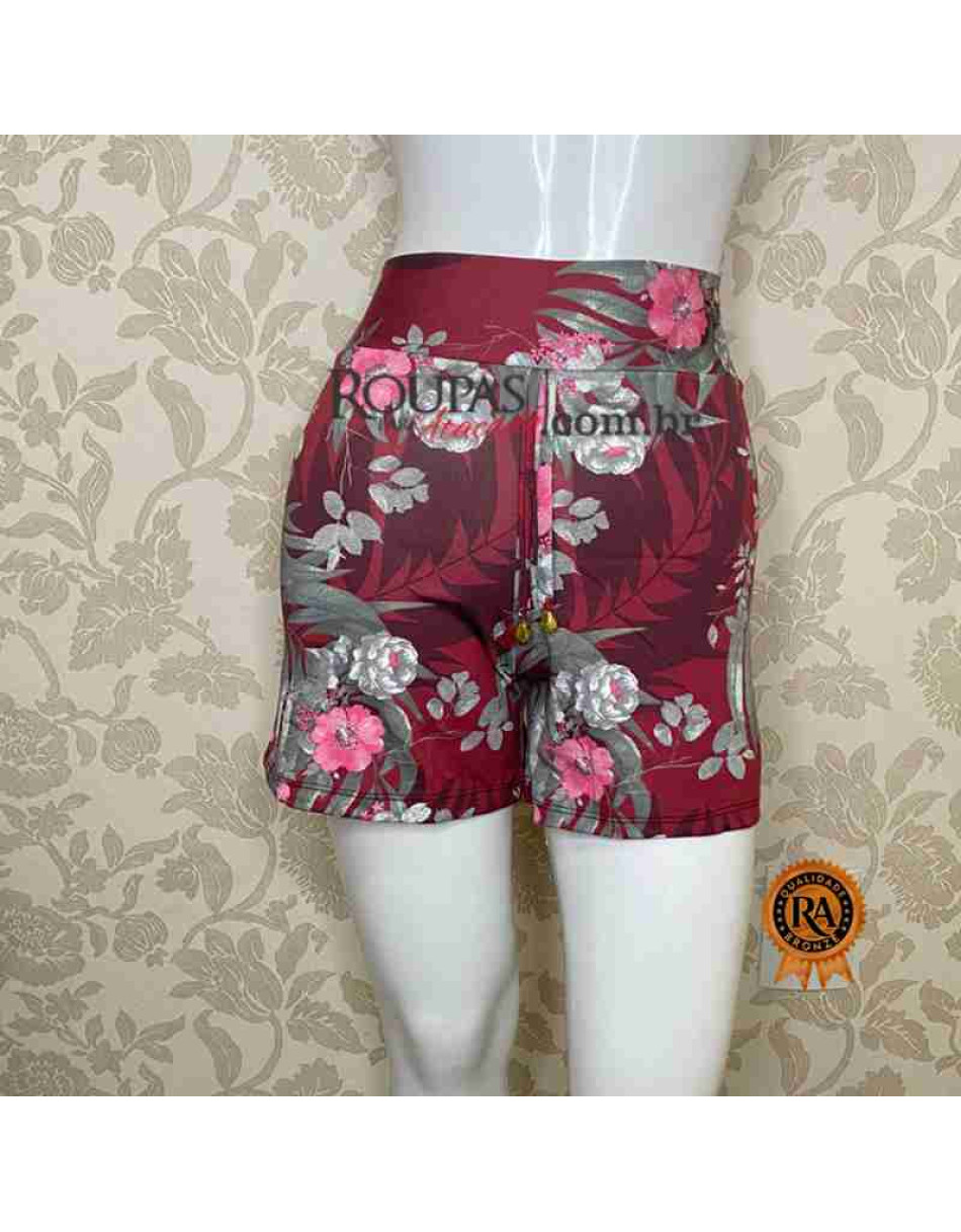 Short Estampado Feminino Adulto Leila