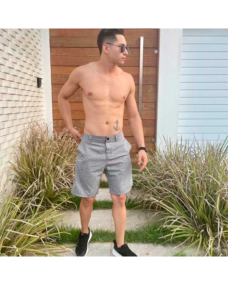 Bermuda Brim Masculina Adulta Ancora