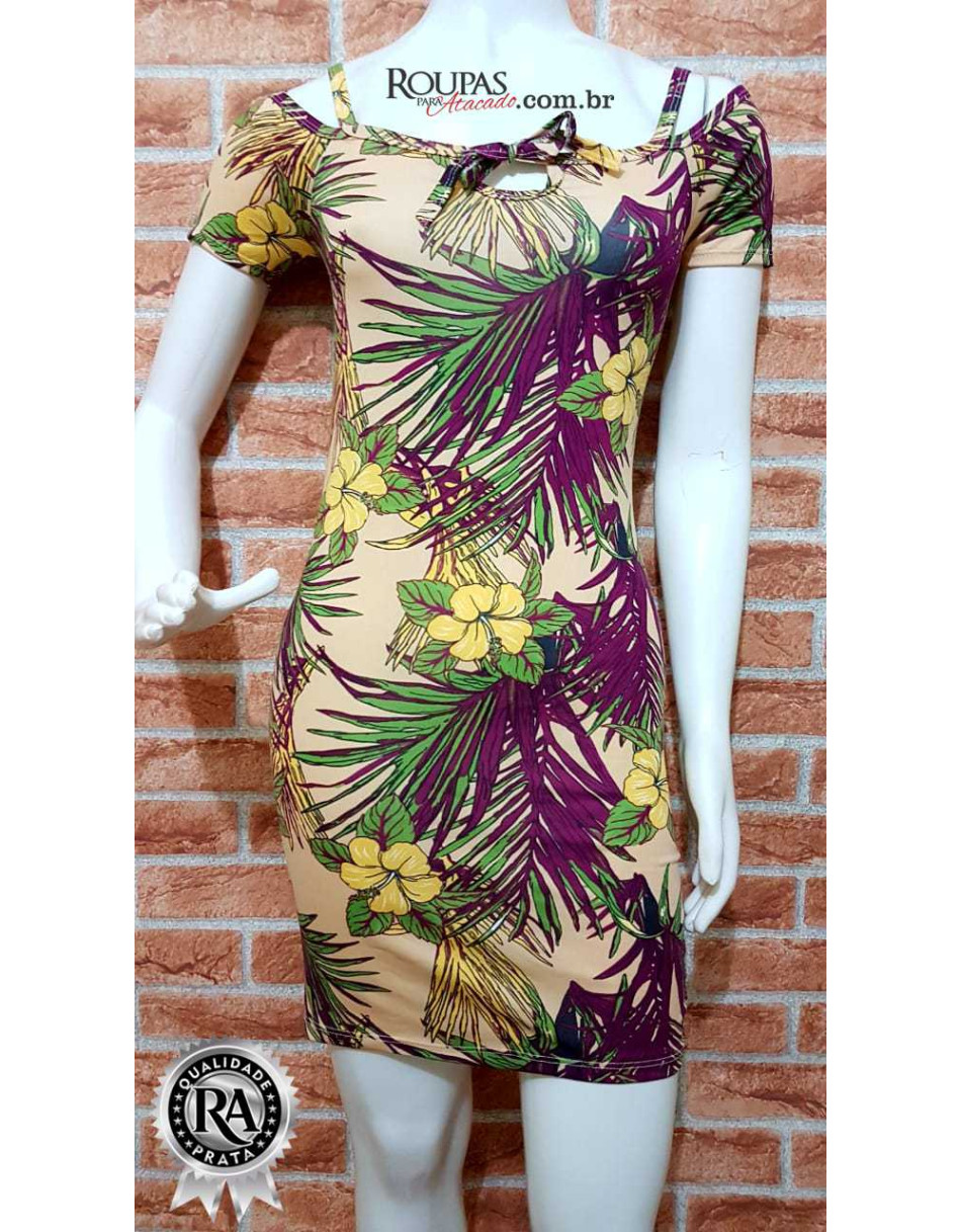 Vestido Curto Estampado Varios Modelos