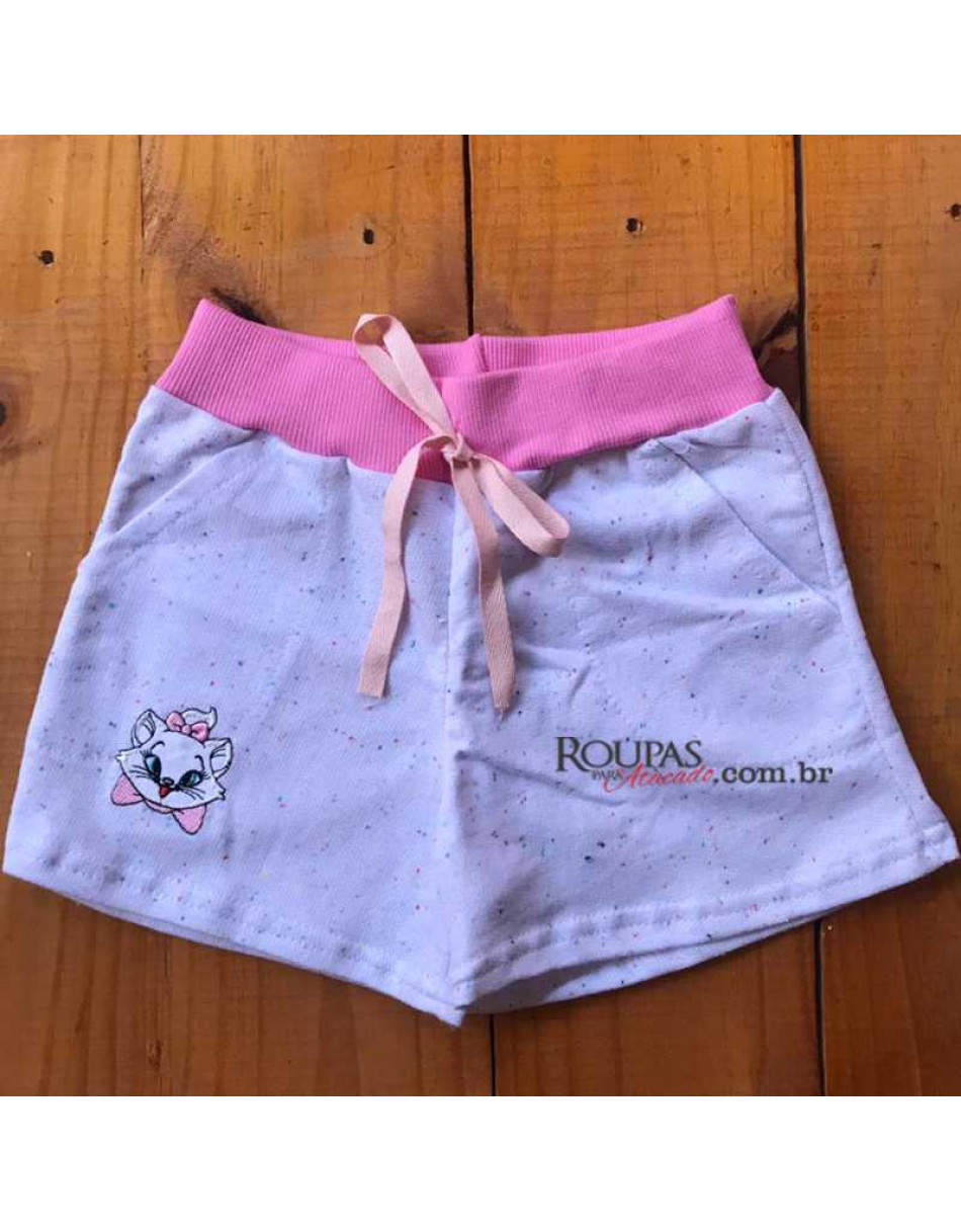 Short Infantil Moletinho Menina 