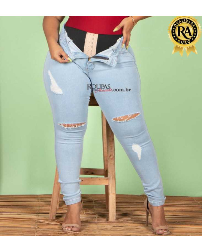 Calça Jeans Lipo Plus Size