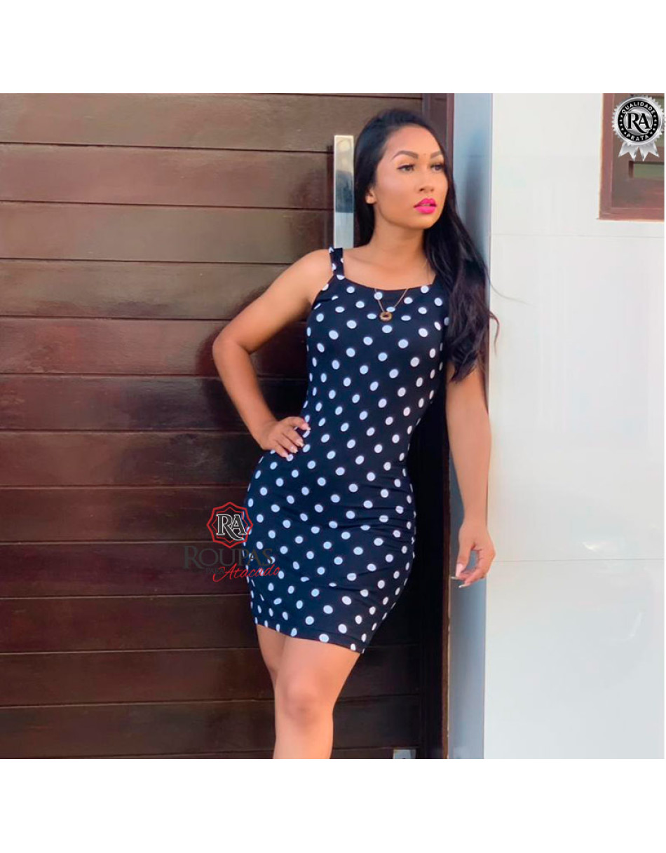 Vestido Malha Estampado Amanda 