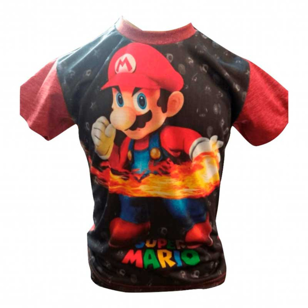 Camisa Infantil Sublimada Personagens