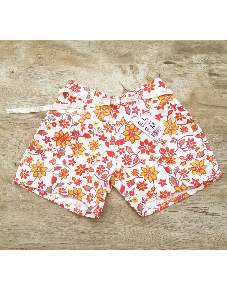 Short Brim Infantil Floral