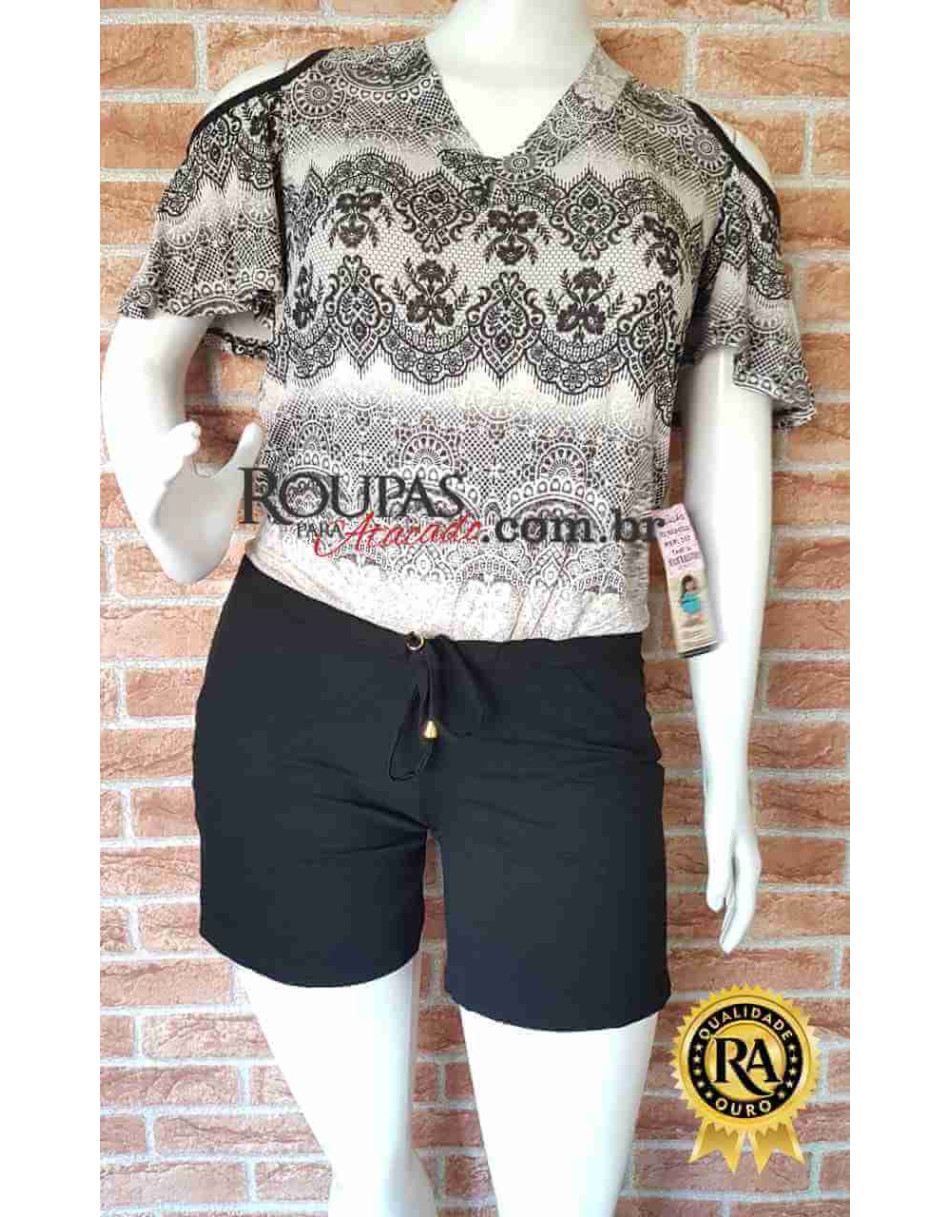 Macaquinho Feminino Duas Cores G Varios modelos