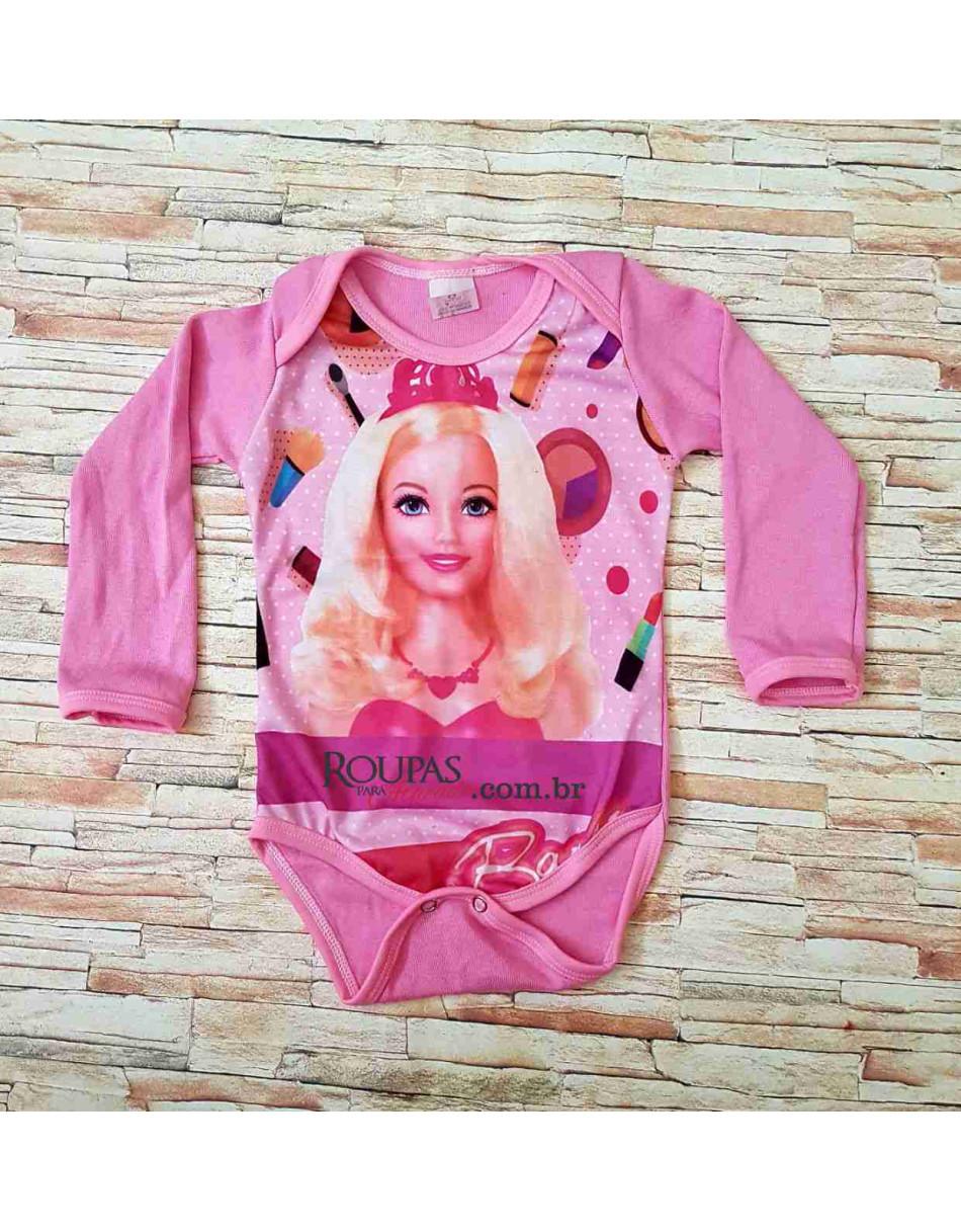 Body Ribana Manga Longa Infantil Feminino