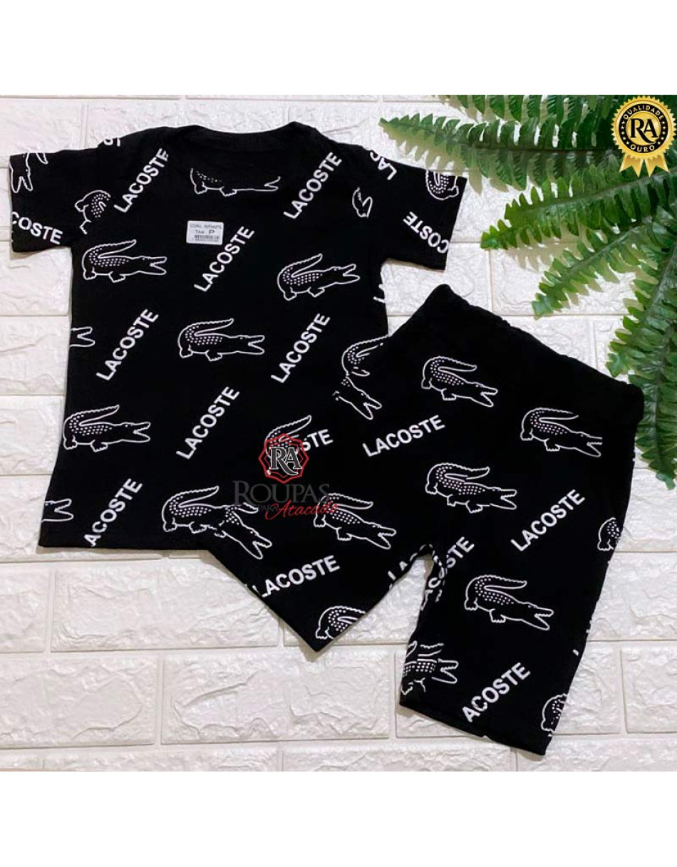 Conjunto Algodão Camisa E Bermuda Blogueirinho 