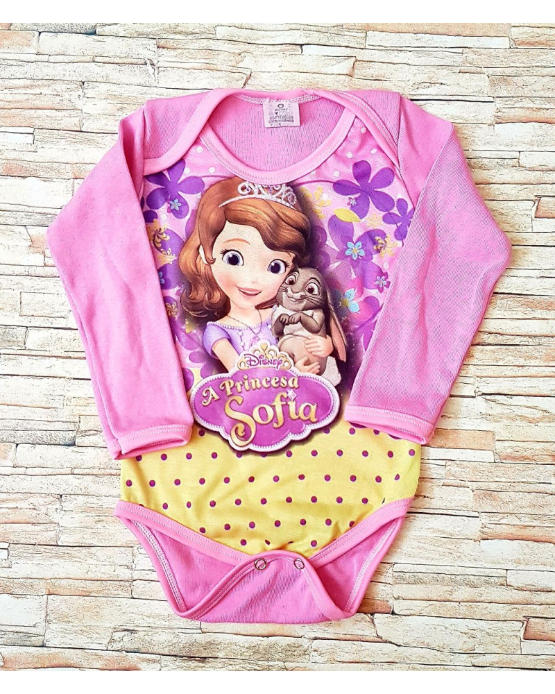 Body Ribana Manga Longa Infantil Feminino