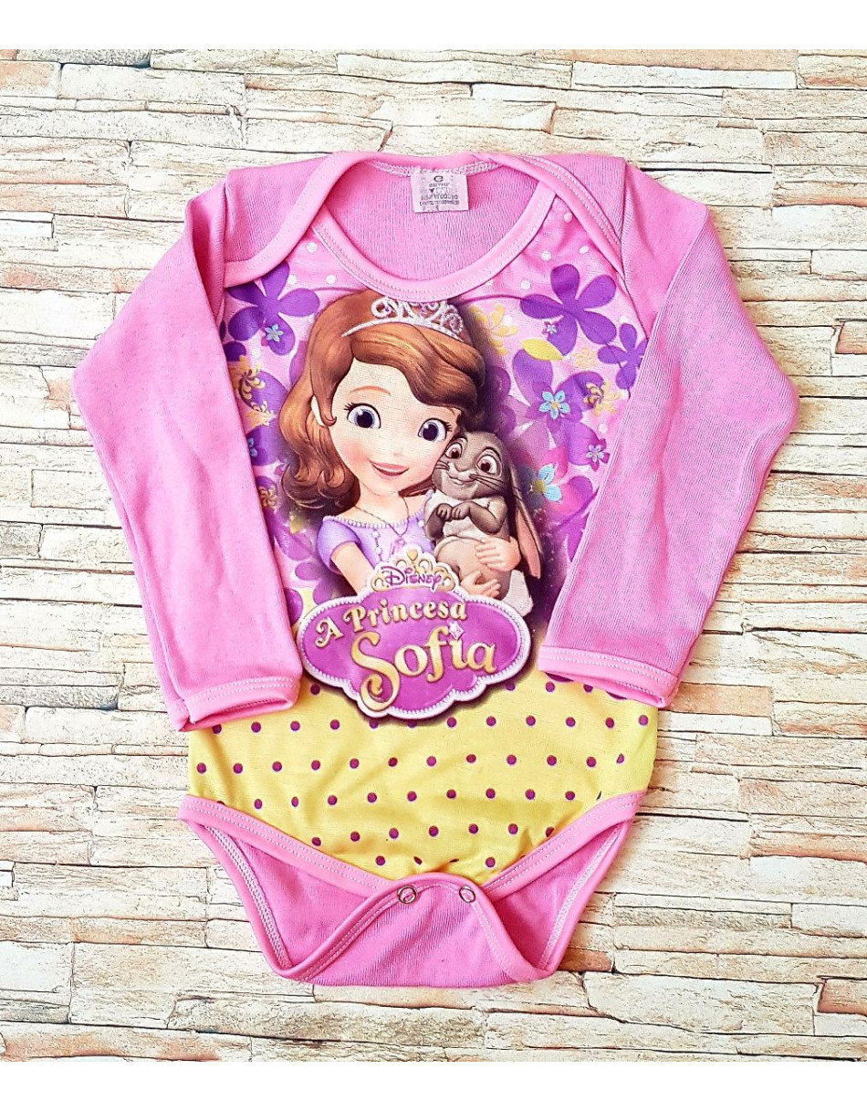 Body Ribana Manga Longa Infantil Feminino