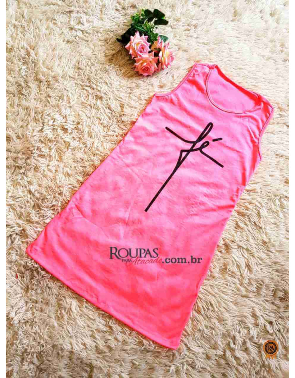 Vestido Curto Neon Atacado
