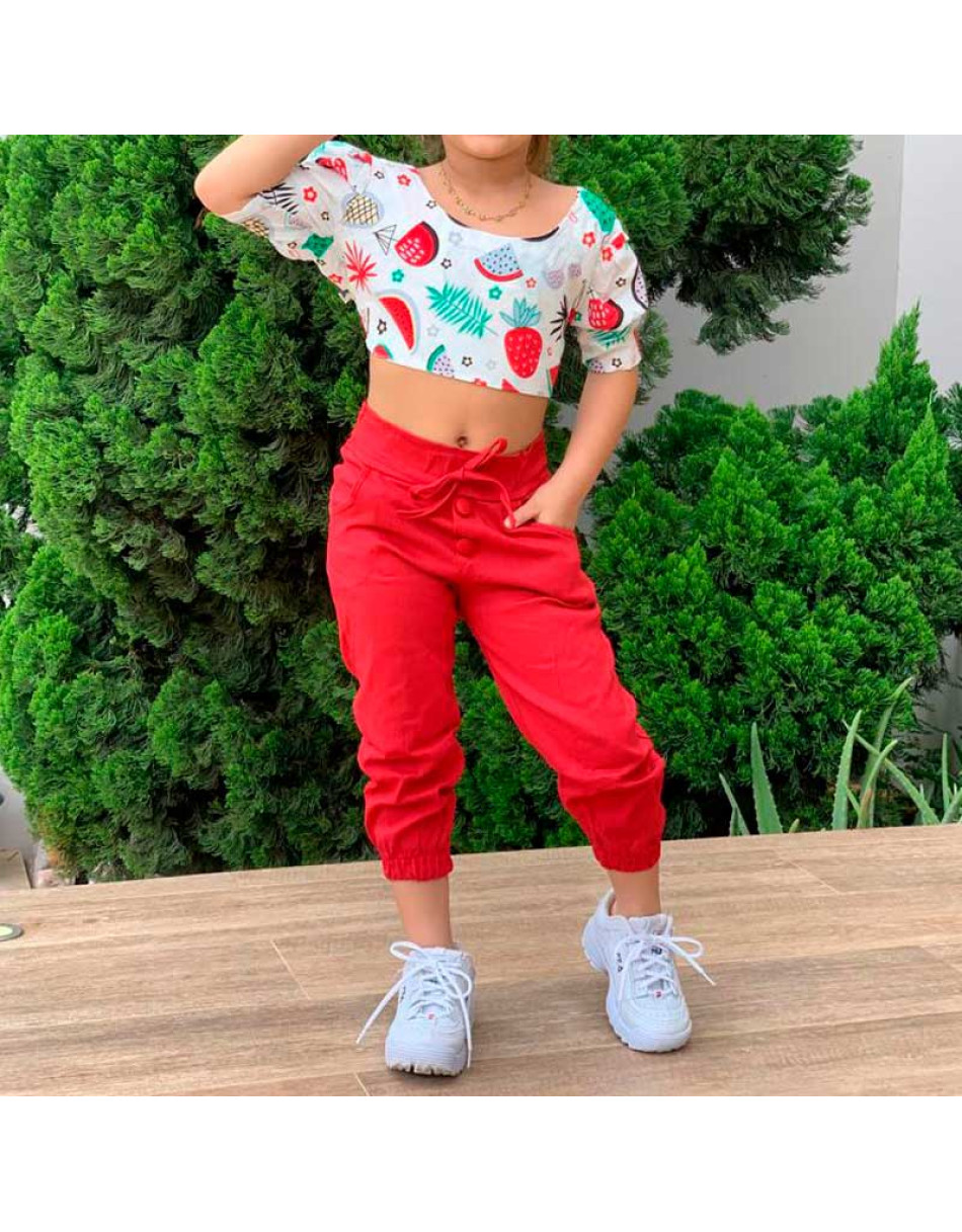 Calça Infantil Bengaline Vaninha