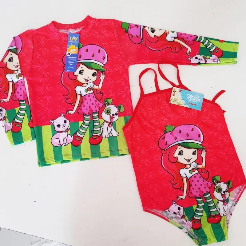 Conjunto Body Com Blusa Longa Infantil UV